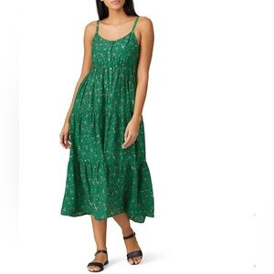 XíRENA Sophie Midi Dress - Green Floral, S